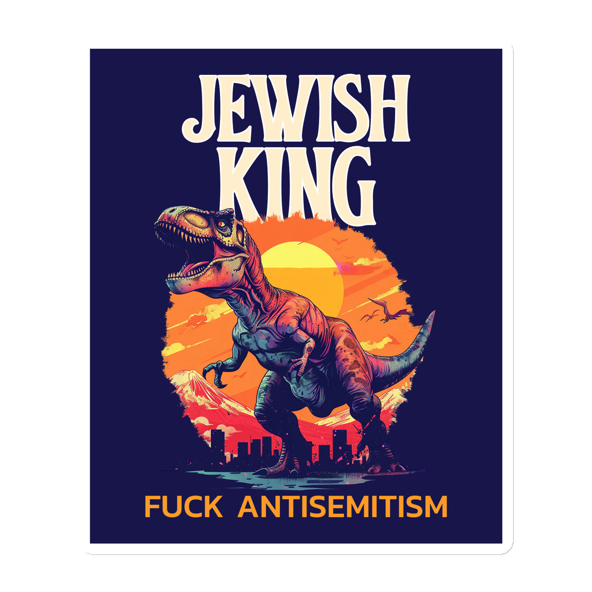 Battle Antisemitism | Die-Cut Magnet Jouparty