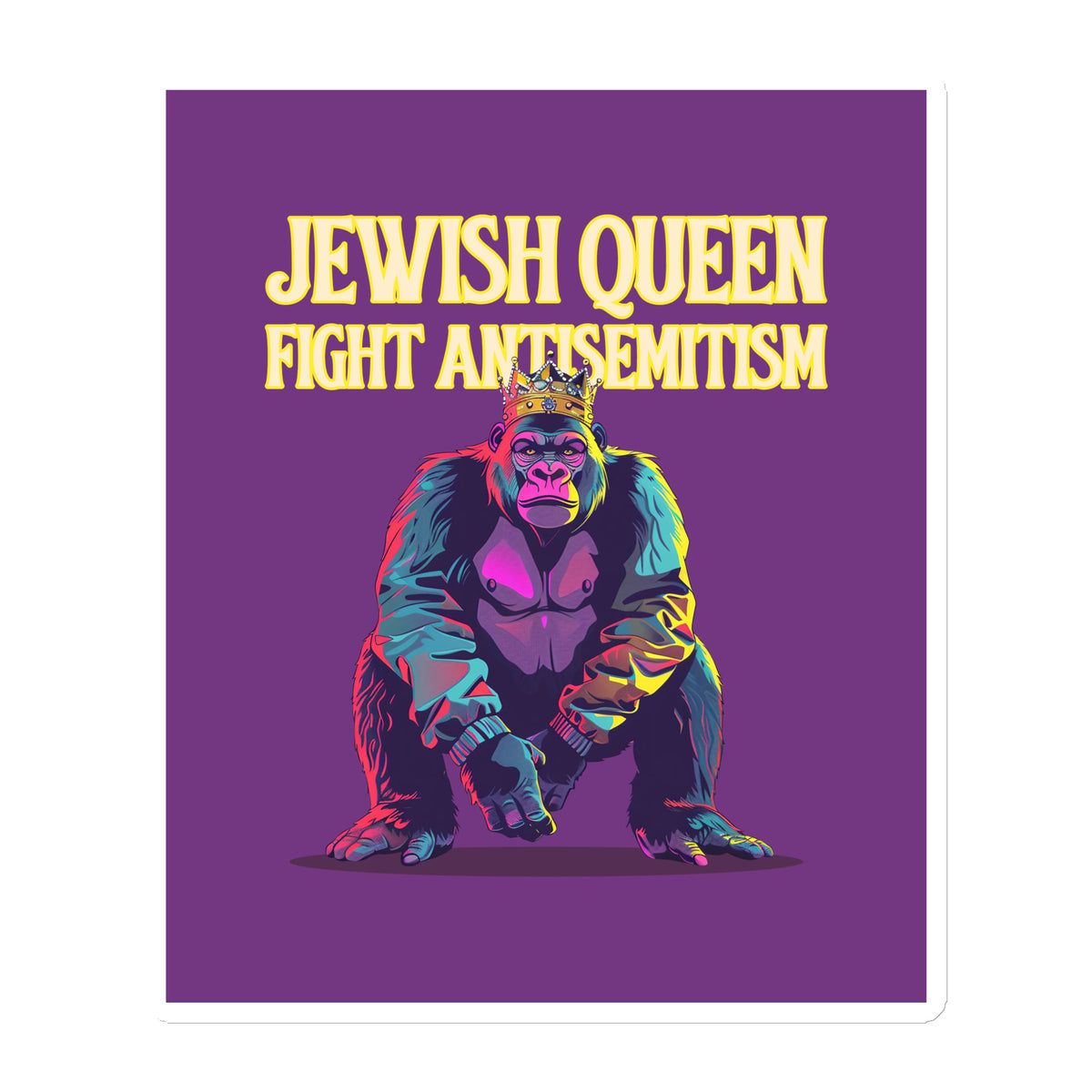 Battle Antisemitism | Die-Cut Magnet Jouparty