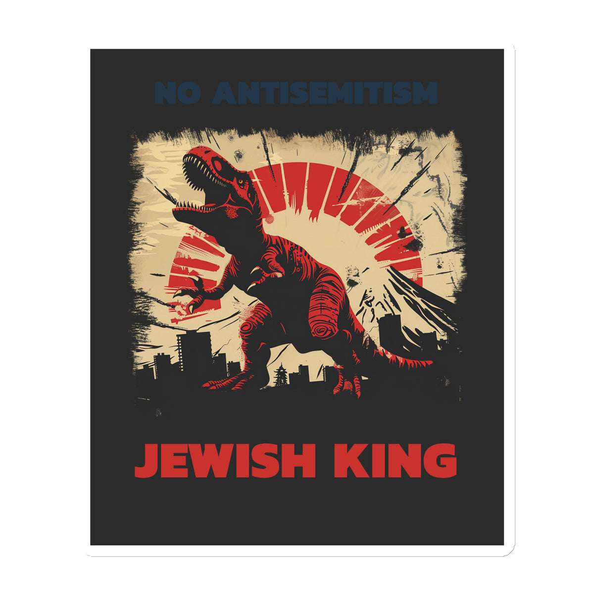 Battle Antisemitism | Die-Cut Magnet Jouparty