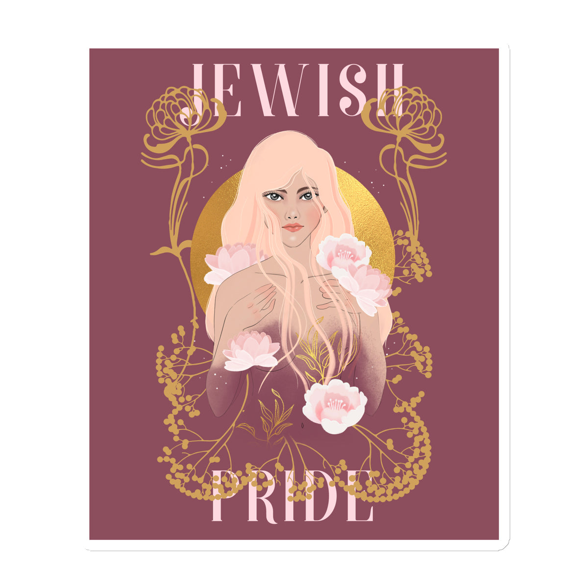 Jewish Beauty | Die-Cut Magnet Jouparty