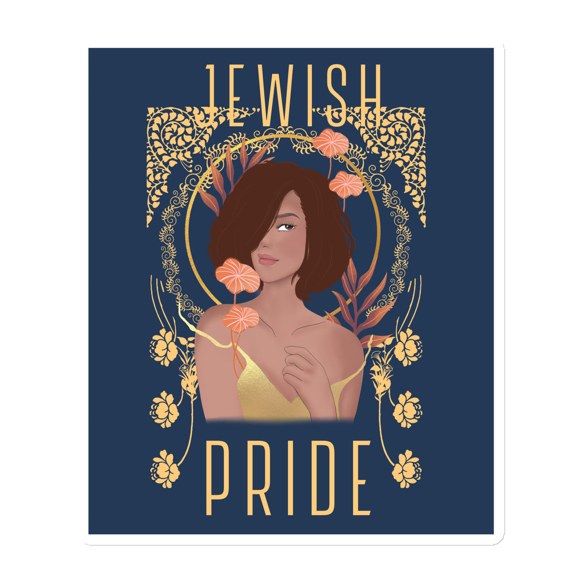 Jewish Beauty | Die-Cut Magnet Jouparty