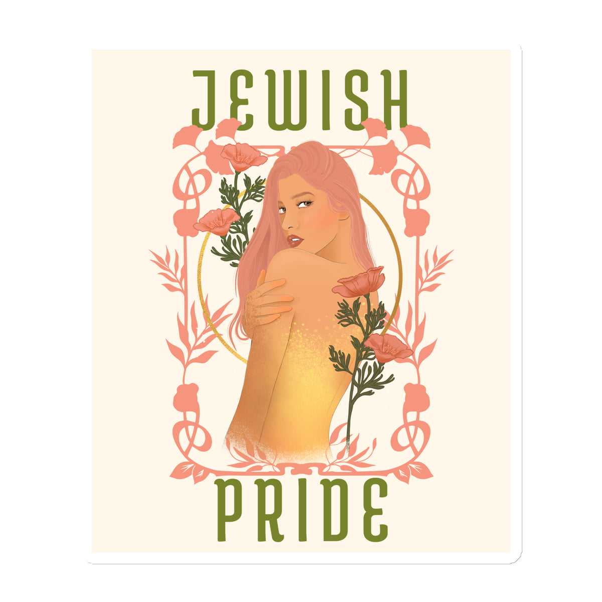 Jewish Beauty | Die-Cut Magnet Jouparty
