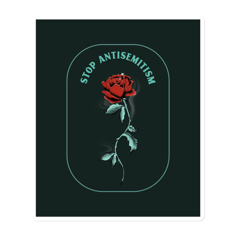 Stop Antisemitism | Plants & Flowers Edition | Die-Cut Magnet