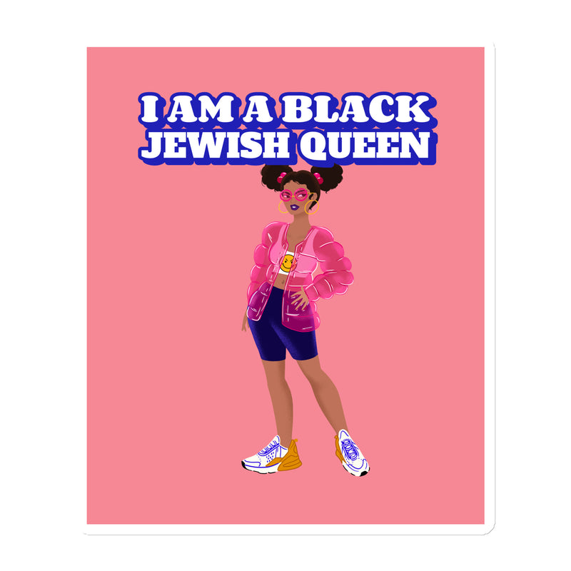 Black & Jewish Love | Die-Cut Magnet