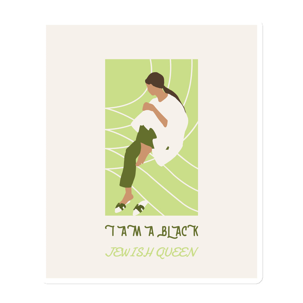 Black & Jewish Love | Die-Cut Magnet