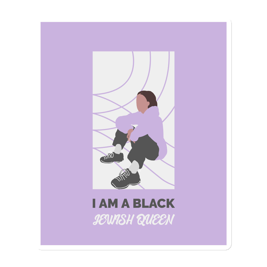 Black & Jewish Love | Die-Cut Magnet