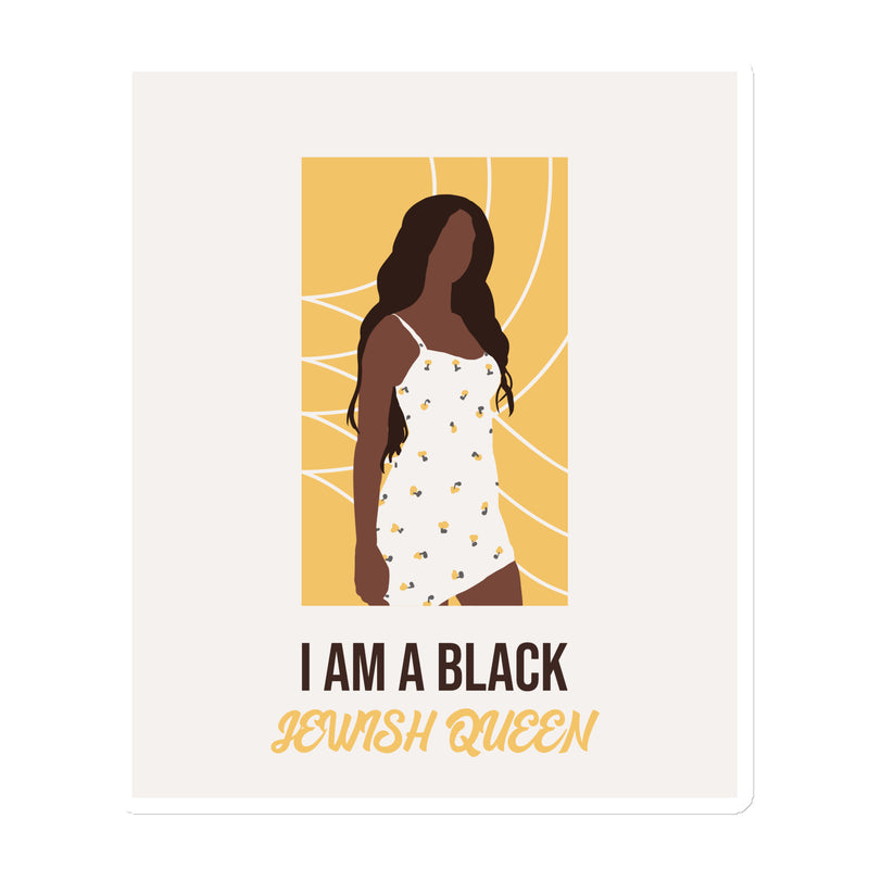 Black & Jewish Love | Die-Cut Magnet