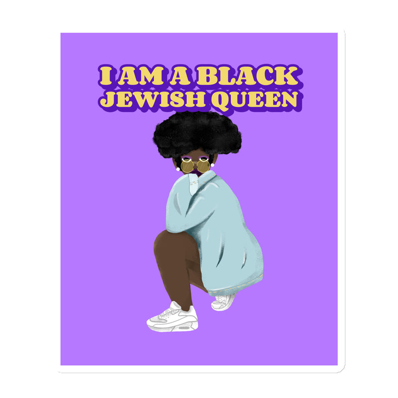 Black & Jewish Love | Die-Cut Magnet