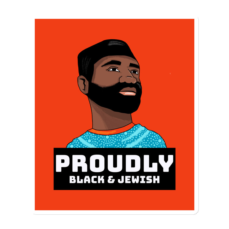 Black & Jewish Love | Die-Cut Magnet