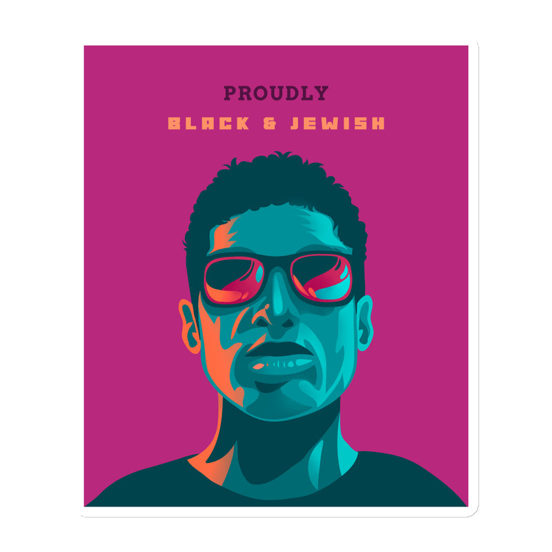 Black & Jewish Love | Die-Cut Magnet