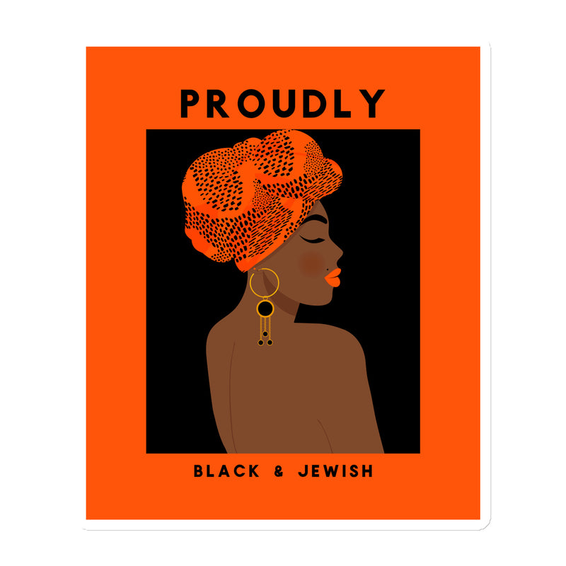 Black & Jewish Love | Die-Cut Magnet