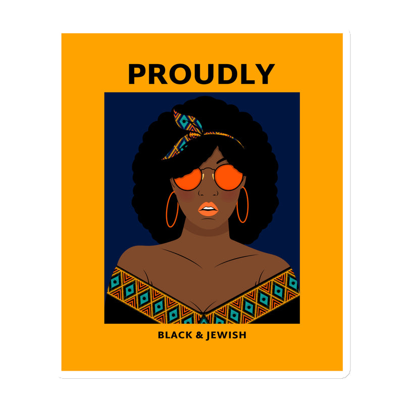 Black & Jewish Love | Die-Cut Magnet