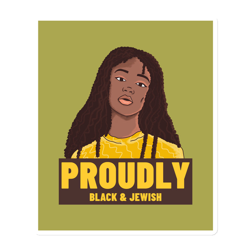 Black & Jewish Love | Die-Cut Magnet