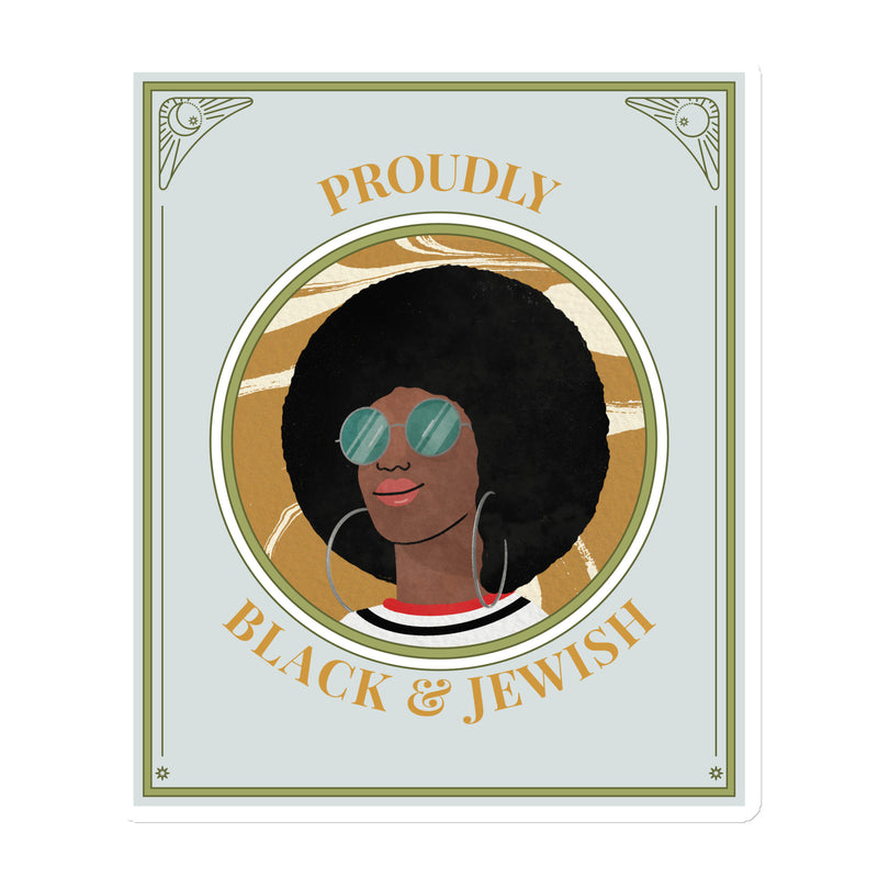 Black & Jewish Love | Die-Cut Magnet
