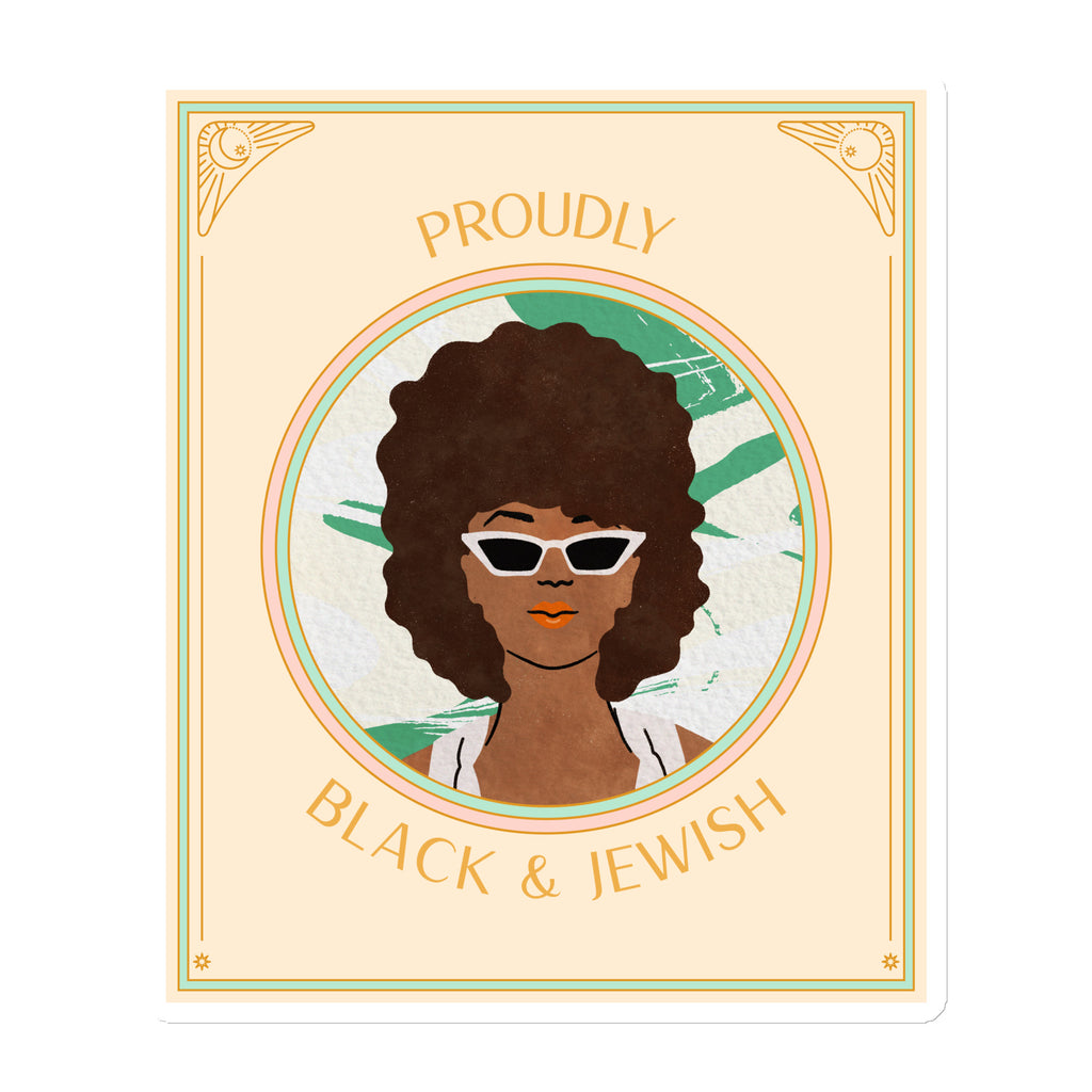 Black & Jewish Love | Die-Cut Magnet