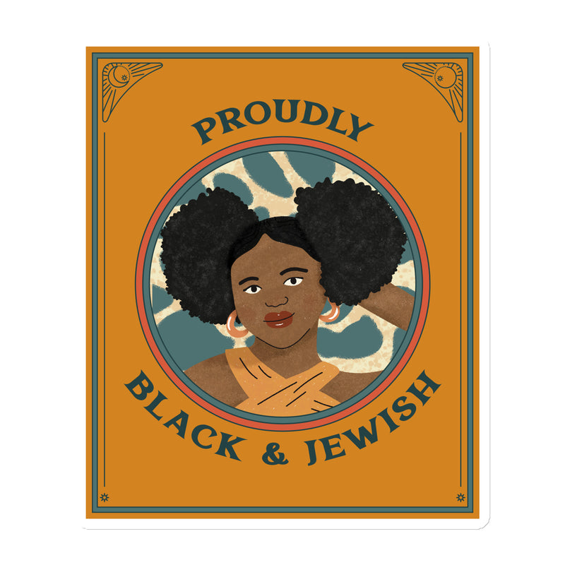 Black & Jewish Love | Die-Cut Magnet