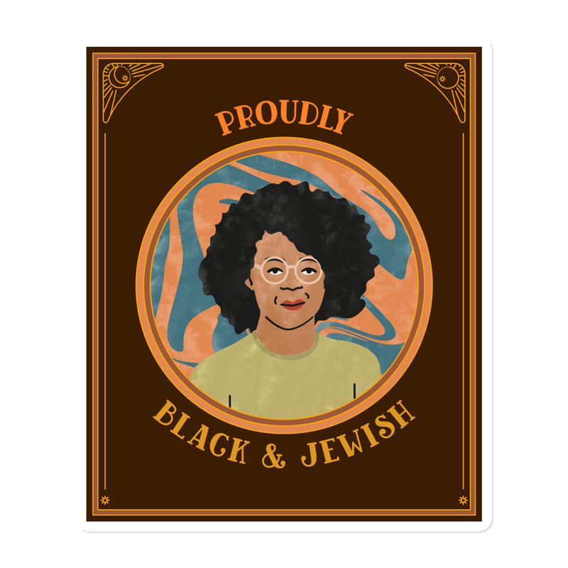 Black & Jewish Love | Die-Cut Magnet