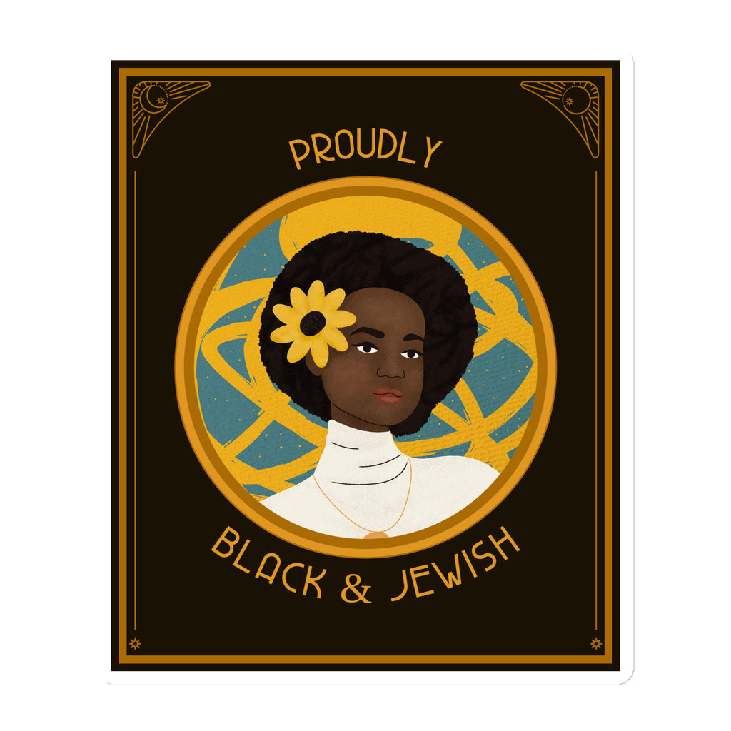 Black & Jewish Love | Die-Cut Magnet