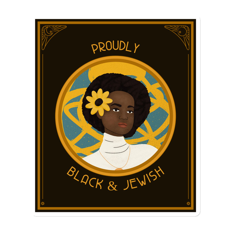 Black & Jewish Love | Die-Cut Magnet