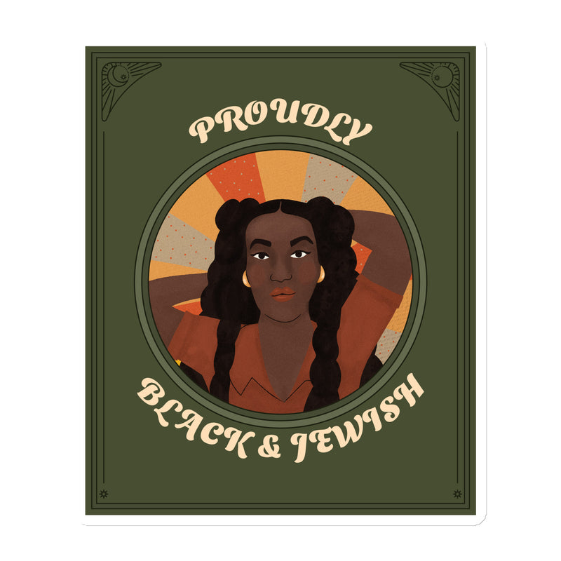 Black & Jewish Love | Die-Cut Magnet
