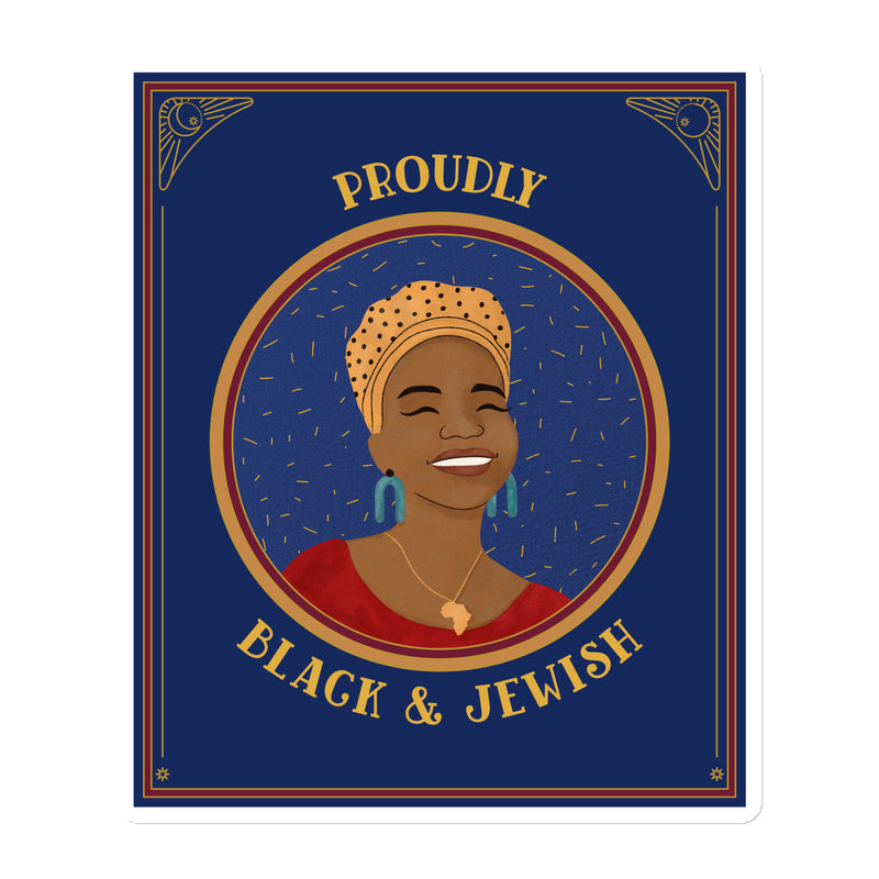 Black & Jewish Love | Die-Cut Magnet