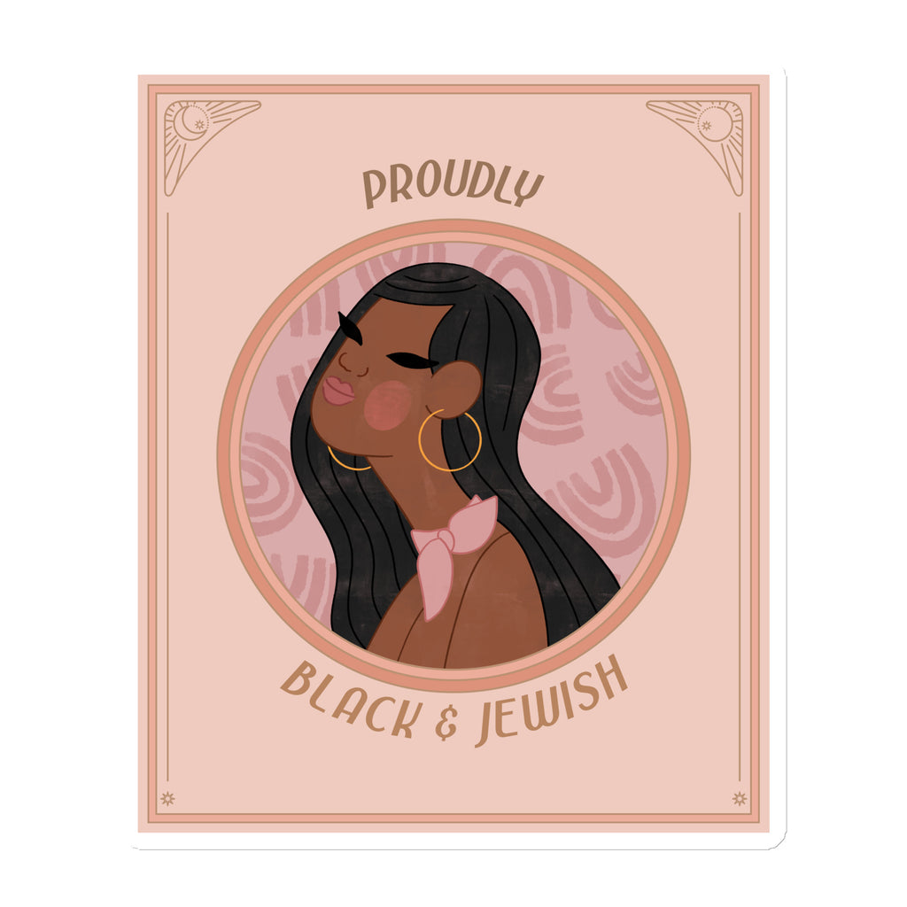 Black & Jewish Love | Die-Cut Magnet