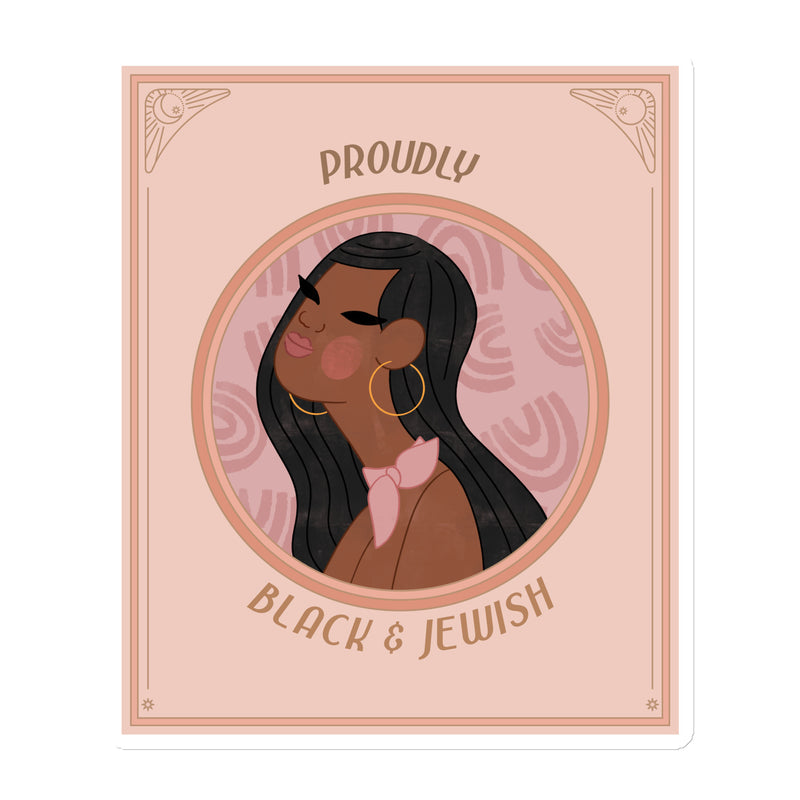 Black & Jewish Love | Die-Cut Magnet