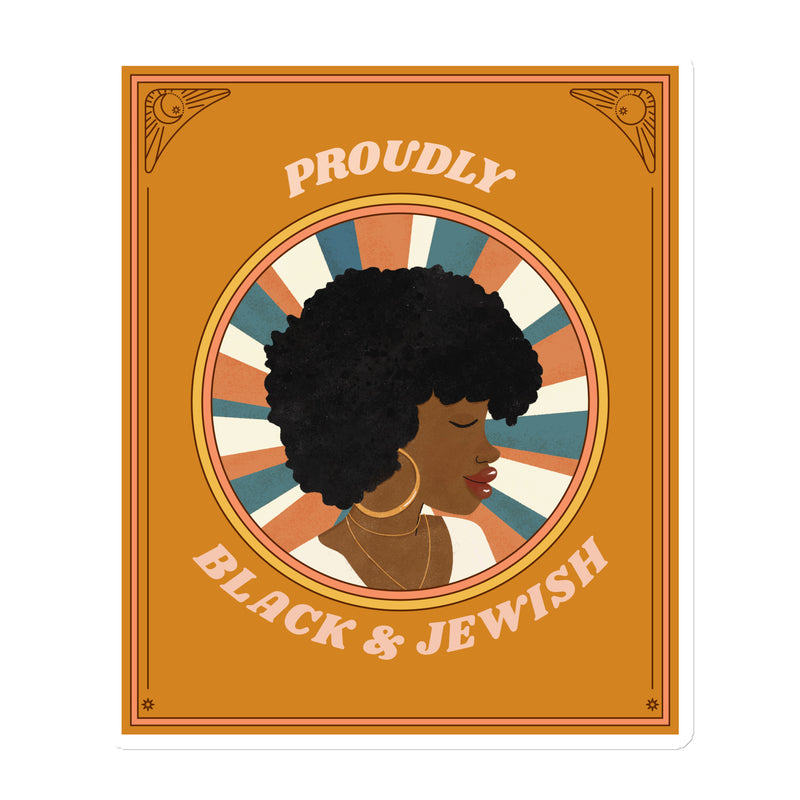 Black & Jewish Love | Die-Cut Magnet