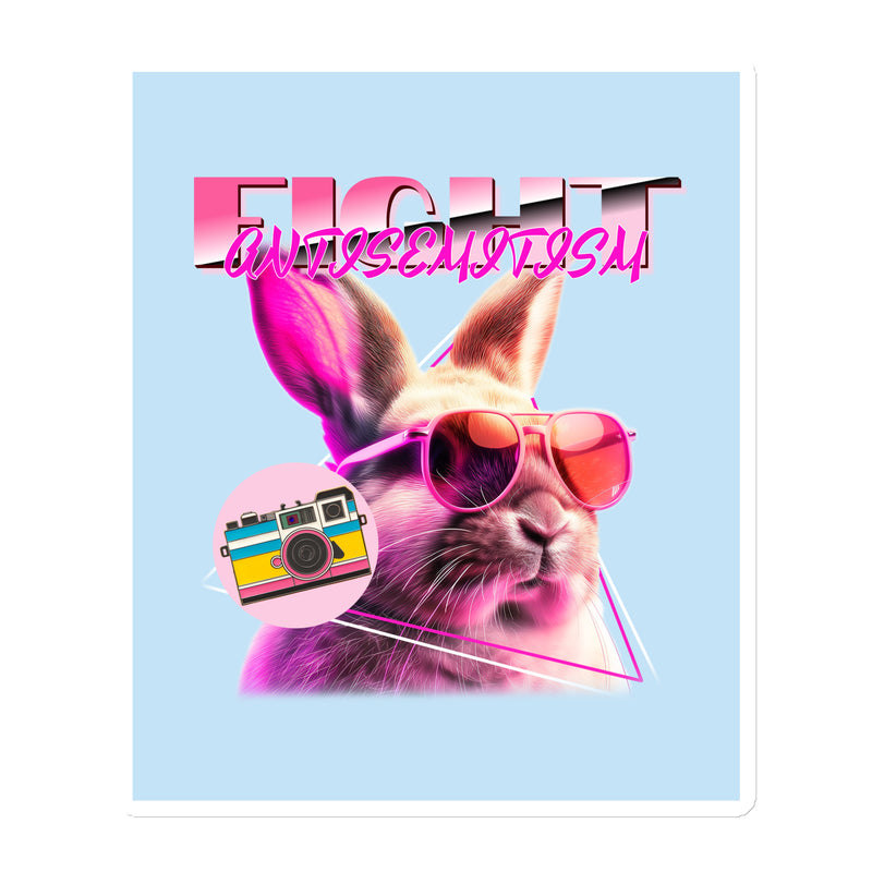 Retro Neon Animal | Fight Antisemitism | Die-Cut Magnet