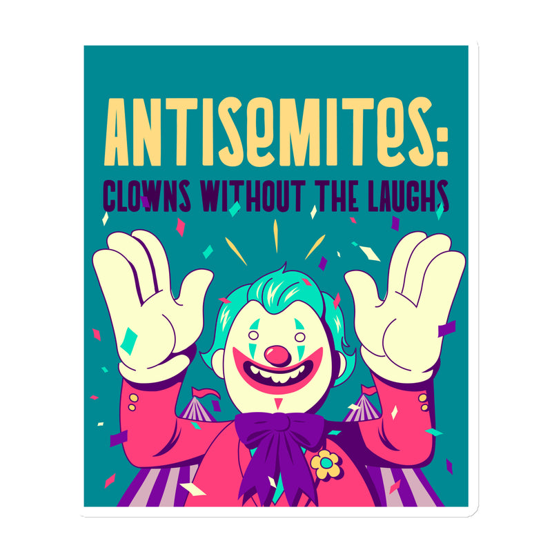 Antisemitic Clowns | Die-Cut Magnet