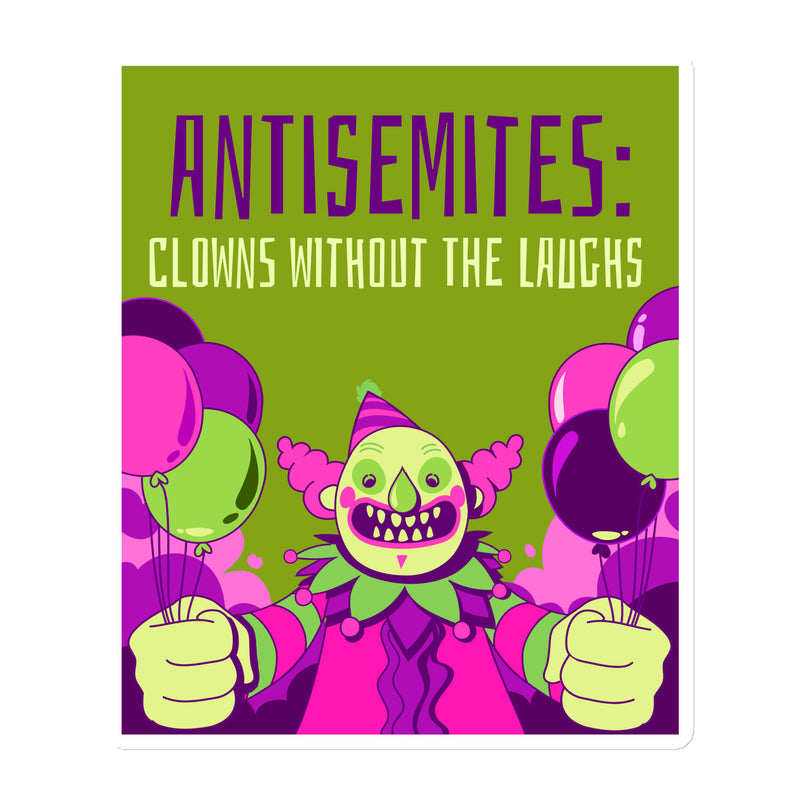 Antisemitic Clowns | Die-Cut Magnet