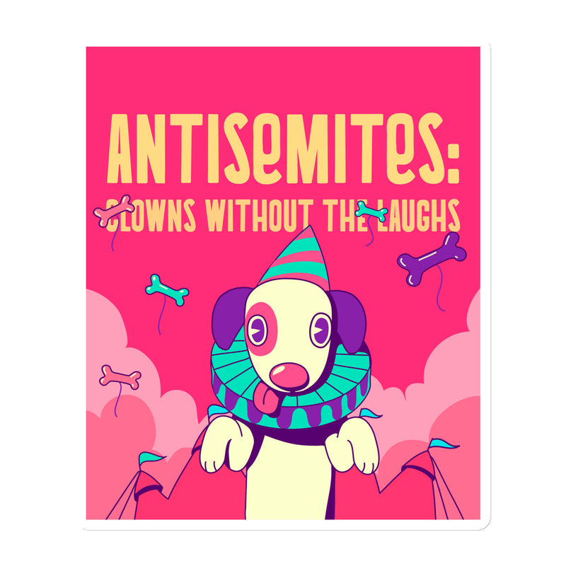 Antisemitic Clowns | Die-Cut Magnet