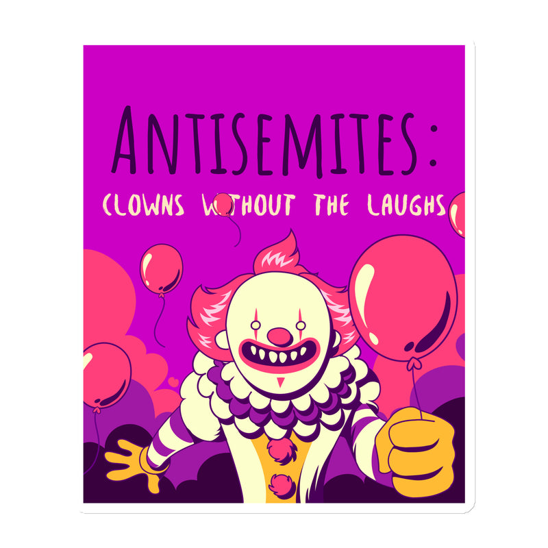 Antisemitic Clowns | Die-Cut Magnet