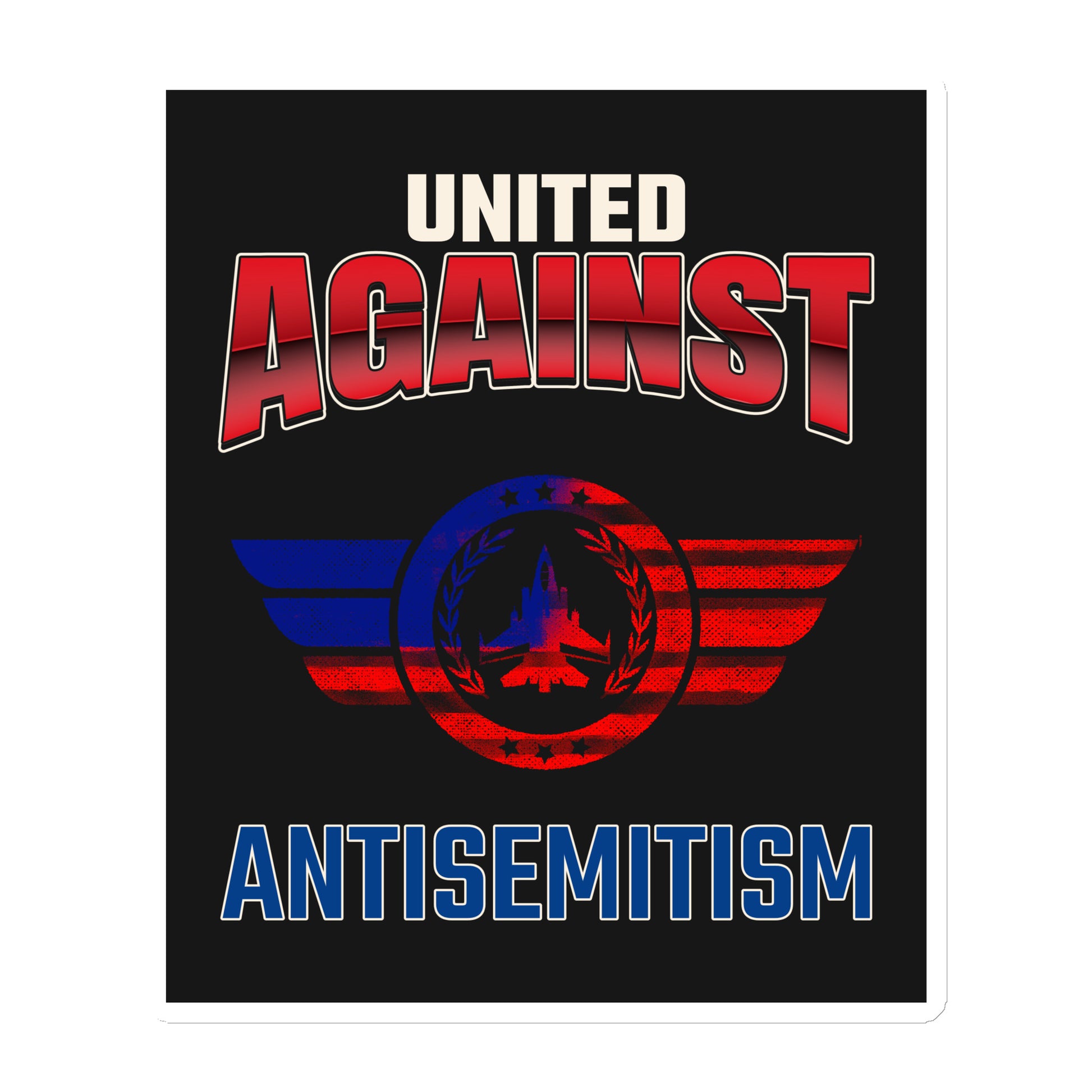 USA Edition | United Against Antisemitism | Die-Cut Magnet