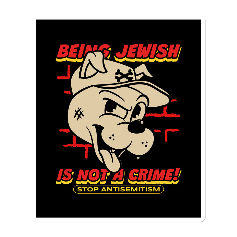 Streetart Graffiti Cartoon | Antisemitism | Die-Cut Magnet