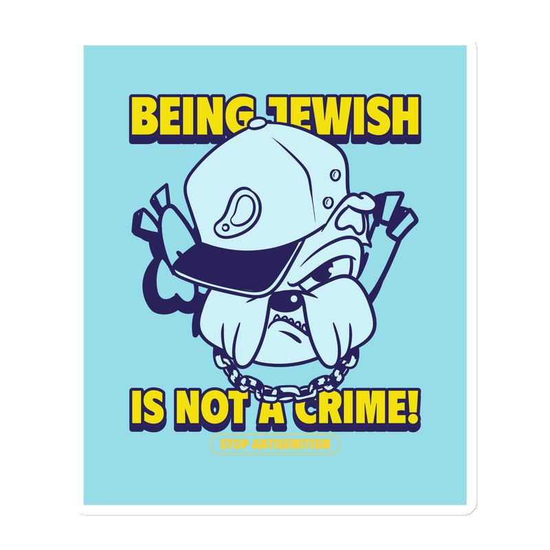 Streetart Graffiti Cartoon | Antisemitism | Die-Cut Magnet