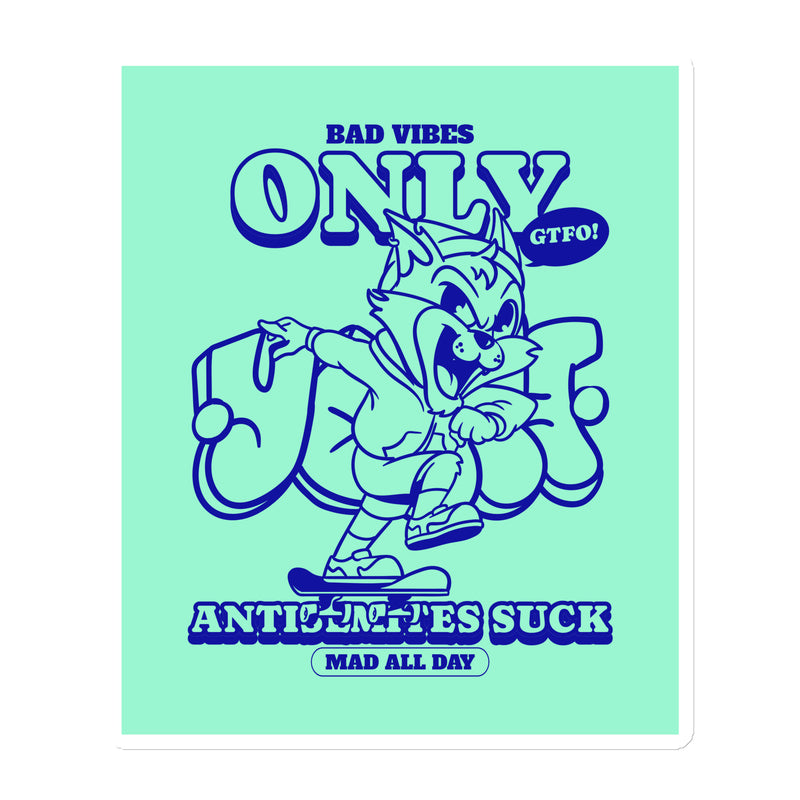 Streetart Graffiti Cartoon | Antisemitism | Die-Cut Magnet