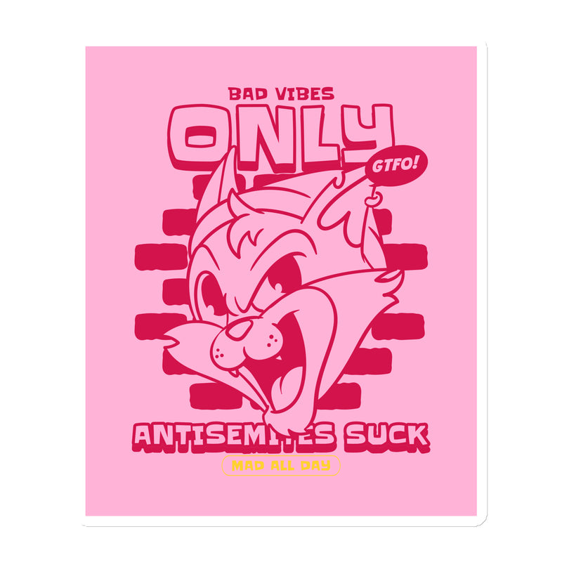 Streetart Graffiti Cartoon | Antisemitism | Die-Cut Magnet