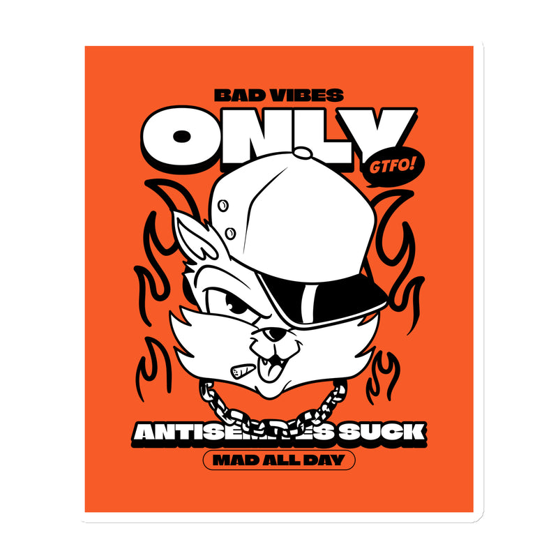 Streetart Graffiti Cartoon | Antisemitism | Die-Cut Magnet