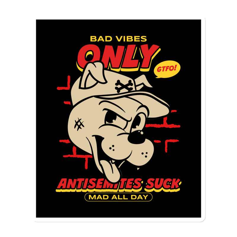 Streetart Graffiti Cartoon | Antisemitism | Die-Cut Magnet