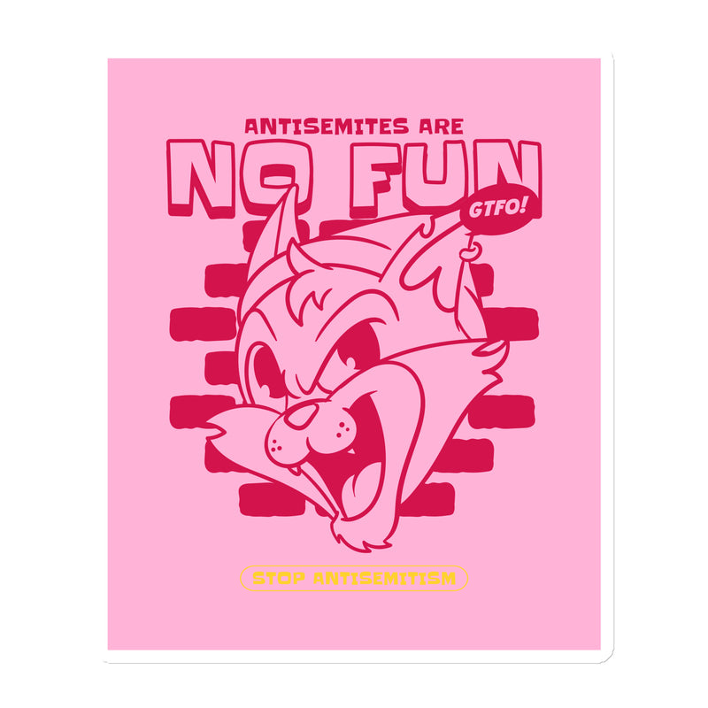 Streetart Graffiti Cartoon | Antisemitism | Die-Cut Magnet