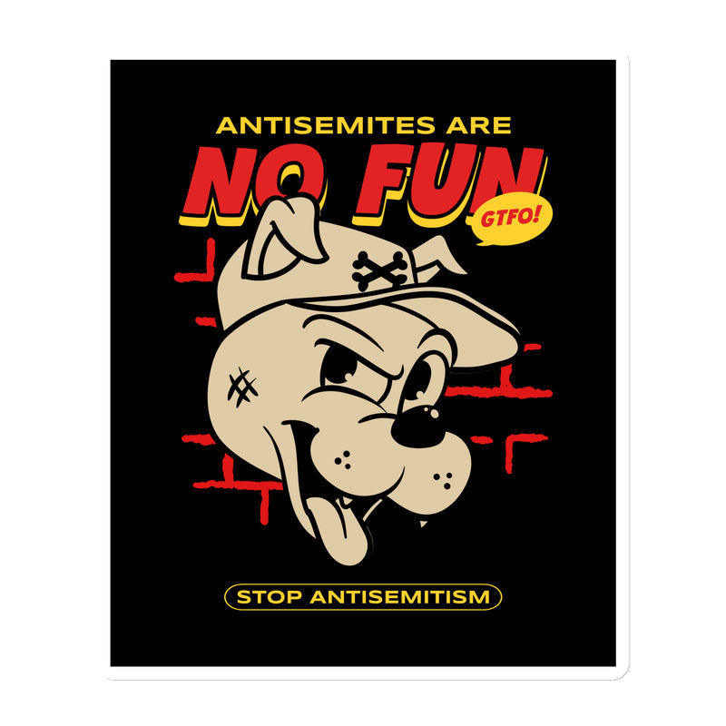 Streetart Graffiti Cartoon | Antisemitism | Die-Cut Magnet