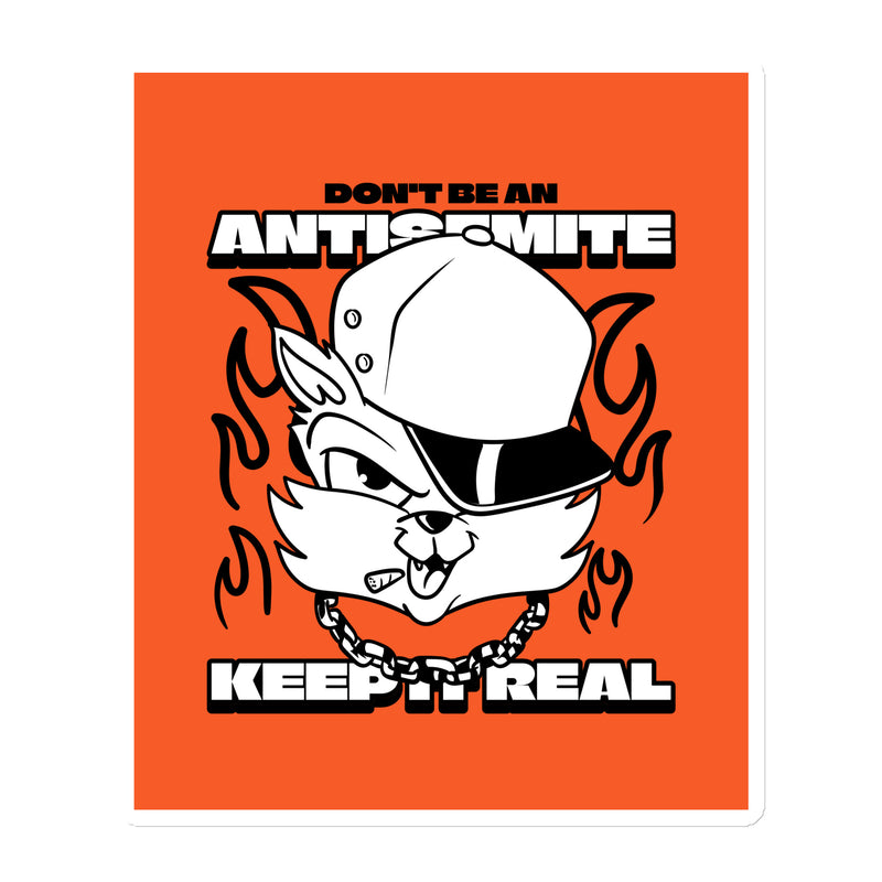 Streetart Graffiti Cartoon | Antisemitism | Die-Cut Magnet