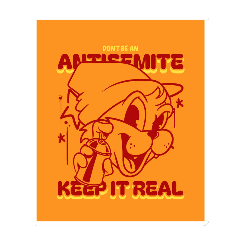Streetart Graffiti Cartoon | Antisemitism | Die-Cut Magnet