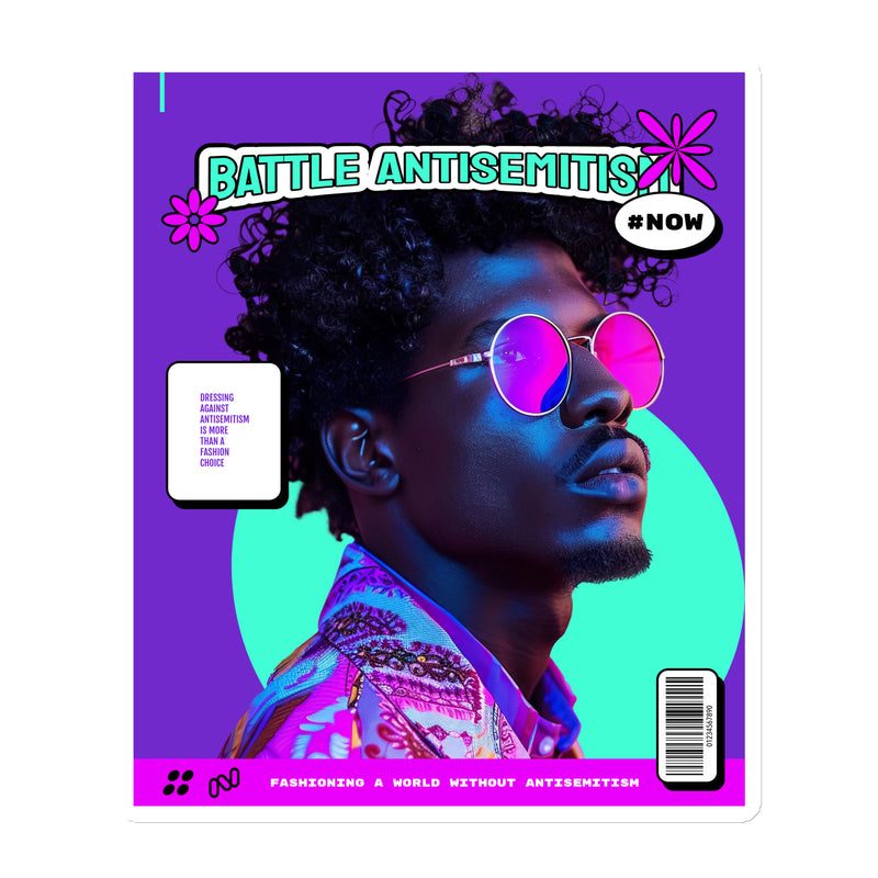 80's Fashion Trend | Battle Antisemitism | Die-Cut Magnet