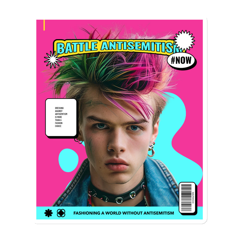 80's Fashion Trend | Battle Antisemitism | Die-Cut Magnet
