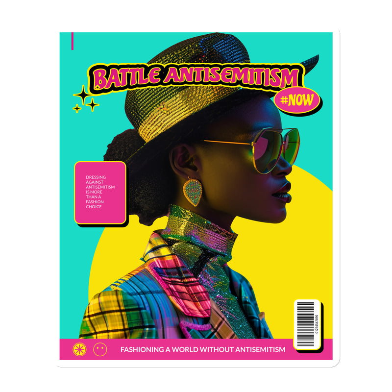 80's Fashion Trend | Battle Antisemitism | Die-Cut Magnet