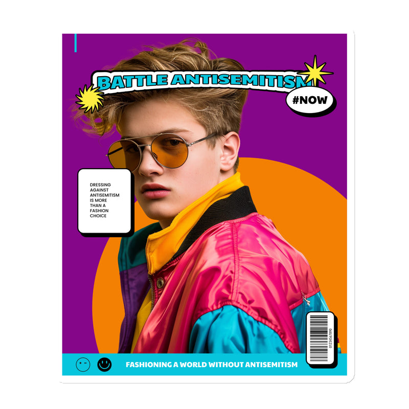 80's Fashion Trend | Battle Antisemitism | Die-Cut Magnet