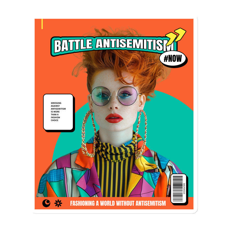 80's Fashion Trend | Battle Antisemitism | Die-Cut Magnet
