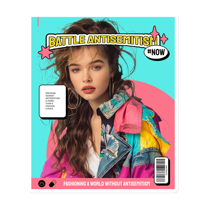 80's Fashion Trend | Battle Antisemitism | Die-Cut Magnet